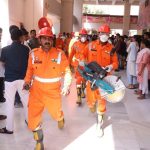 People Participating in Mock Drill