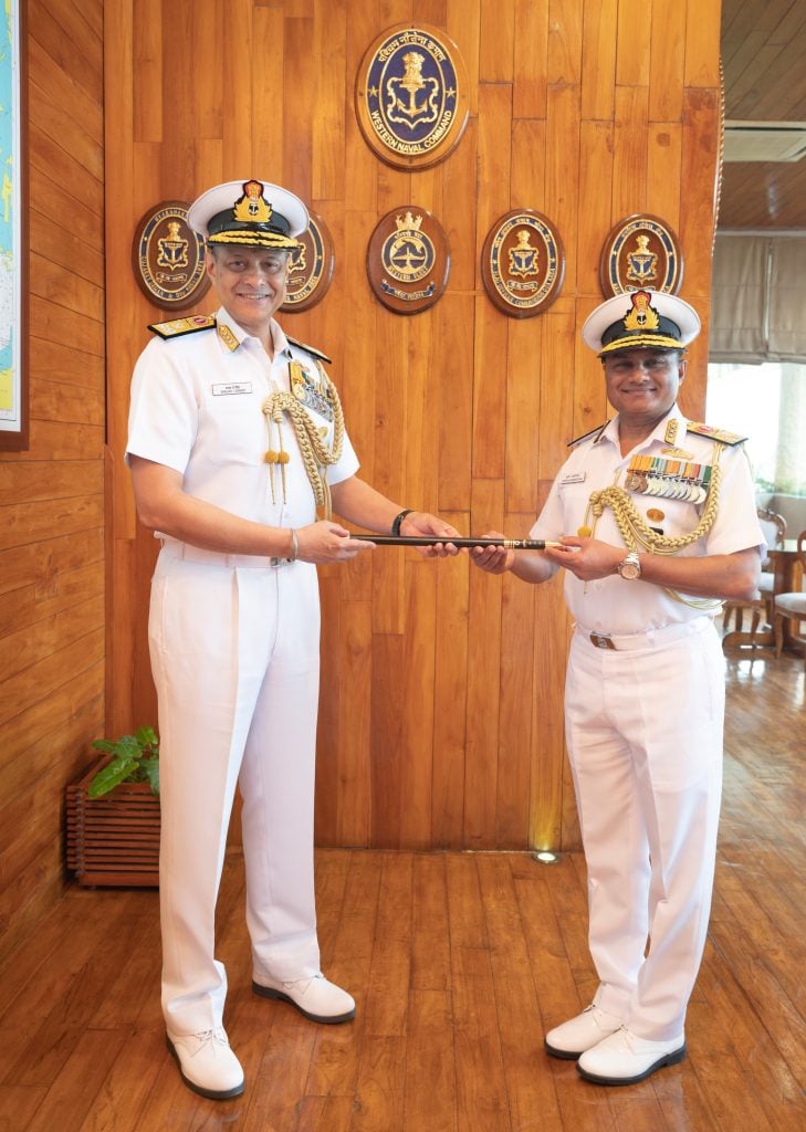 Vice Admiral Swaminathan Assumed Charge as Flag Officer of Western Naval Comman