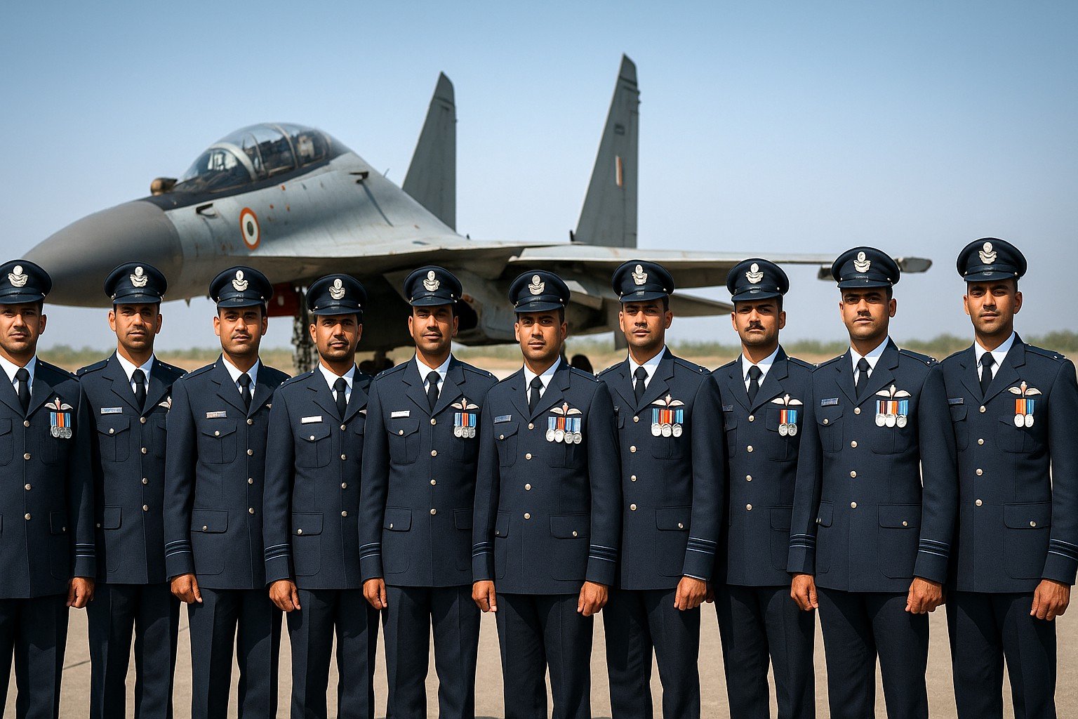 9 Indian Air Force Fighter Pilots