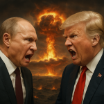 AI Image Showing Putin and Trump Angry at Each Other