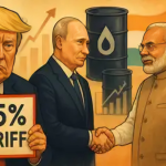 AI Image Showing Trump Unhappy with India Russia Relations