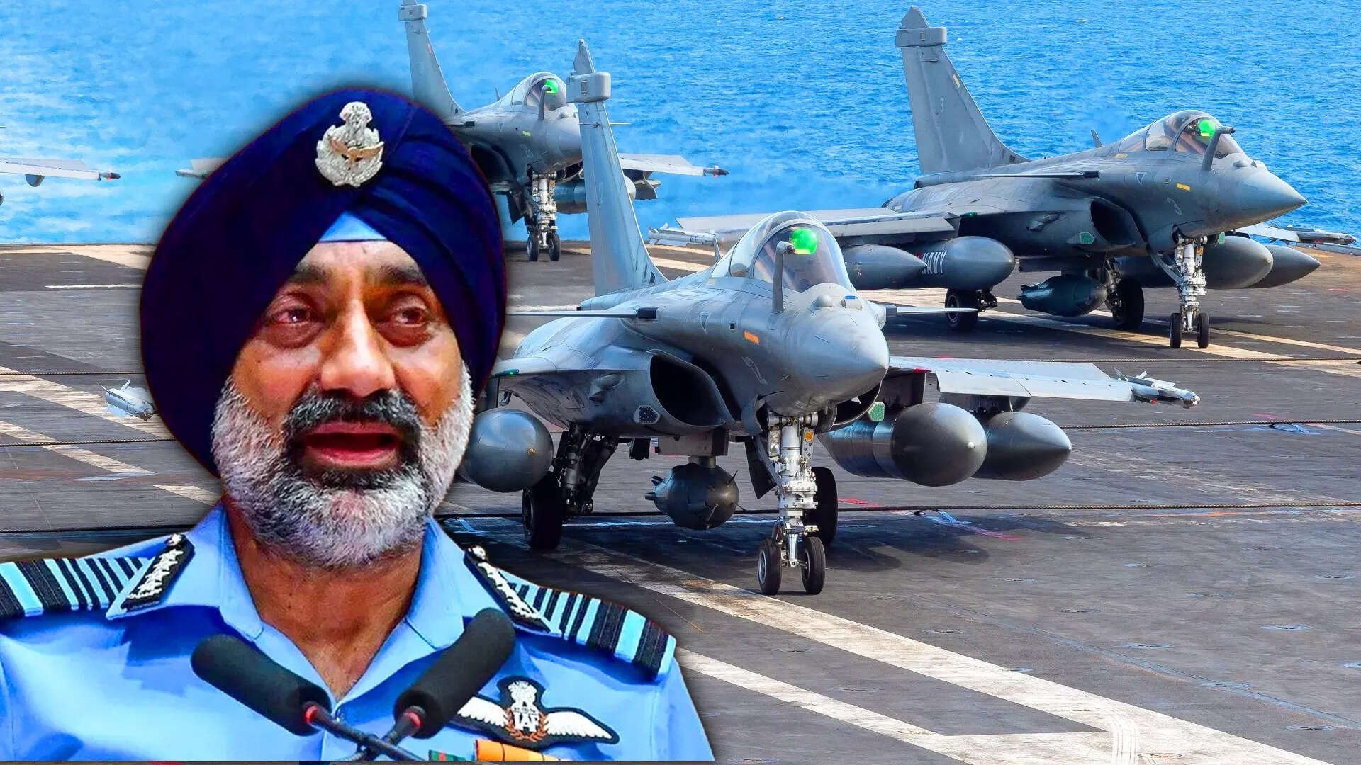 Air Chief Marshal AP Singh And Rafales