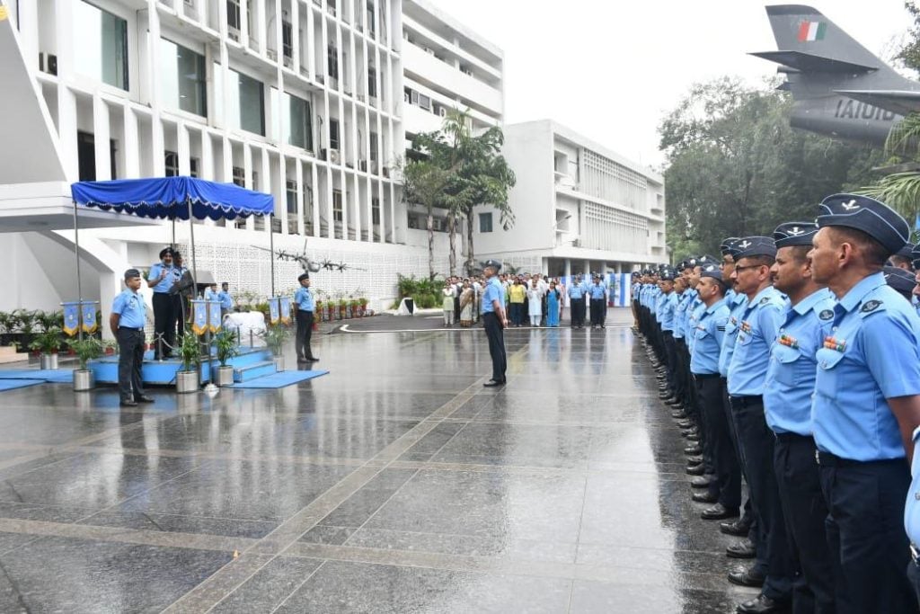Air Chief Marshal AP Singh Giving Lecture