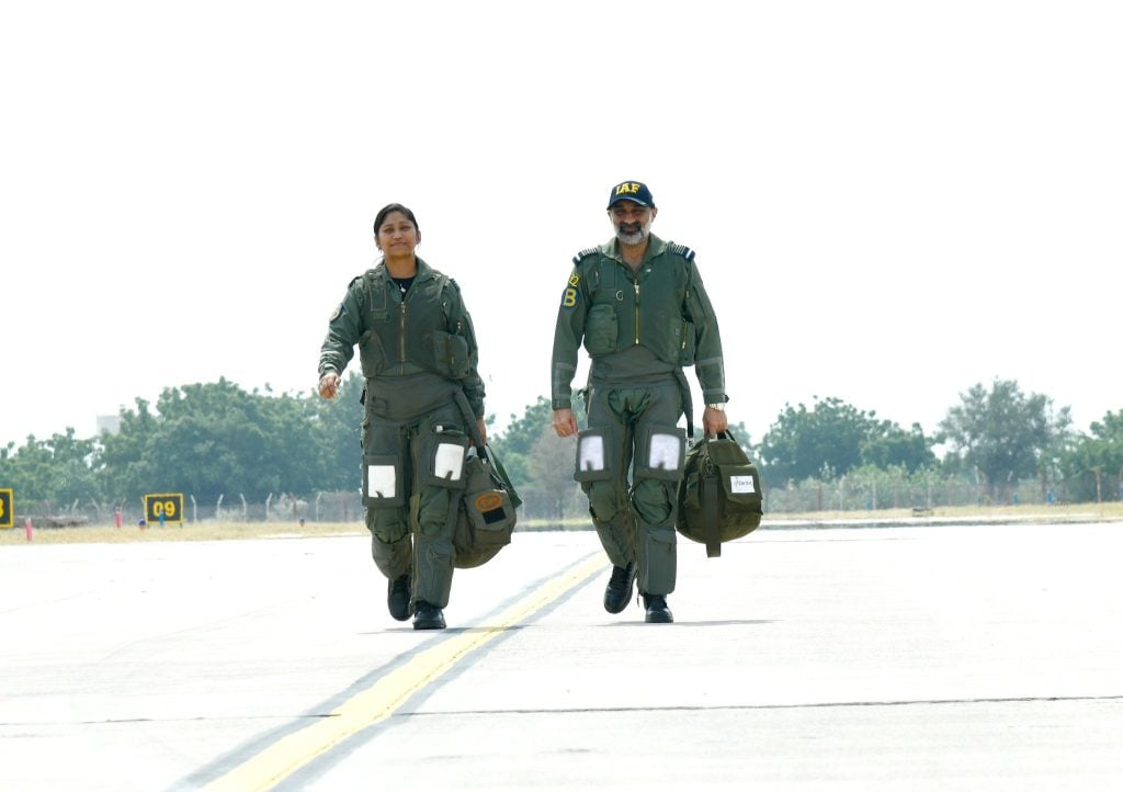 Air Chief Marshal AP Singh and Other Officer