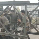 Army Personnel Helping in Building a Bridge