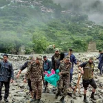 Army Personnel Saving People in Floods