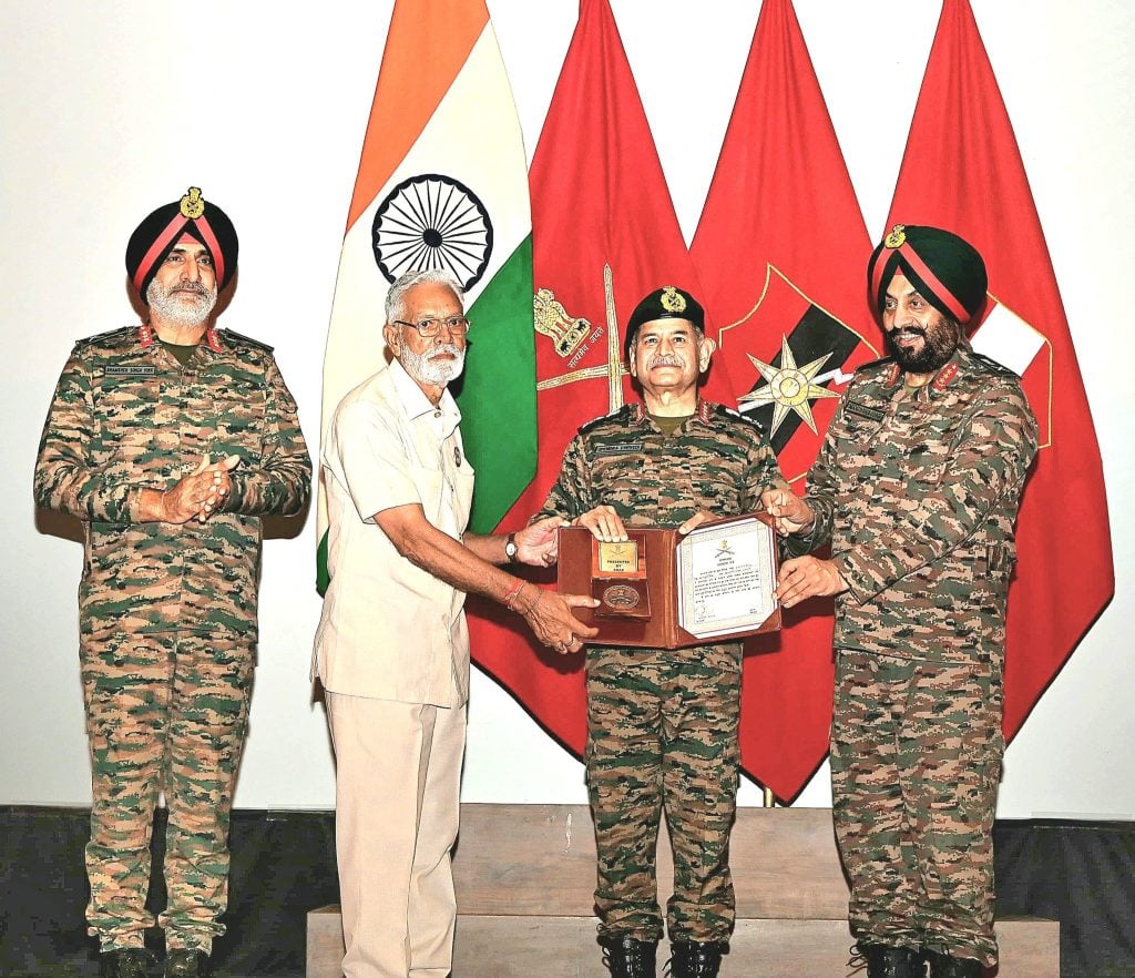 Award Being Presented to Veteran