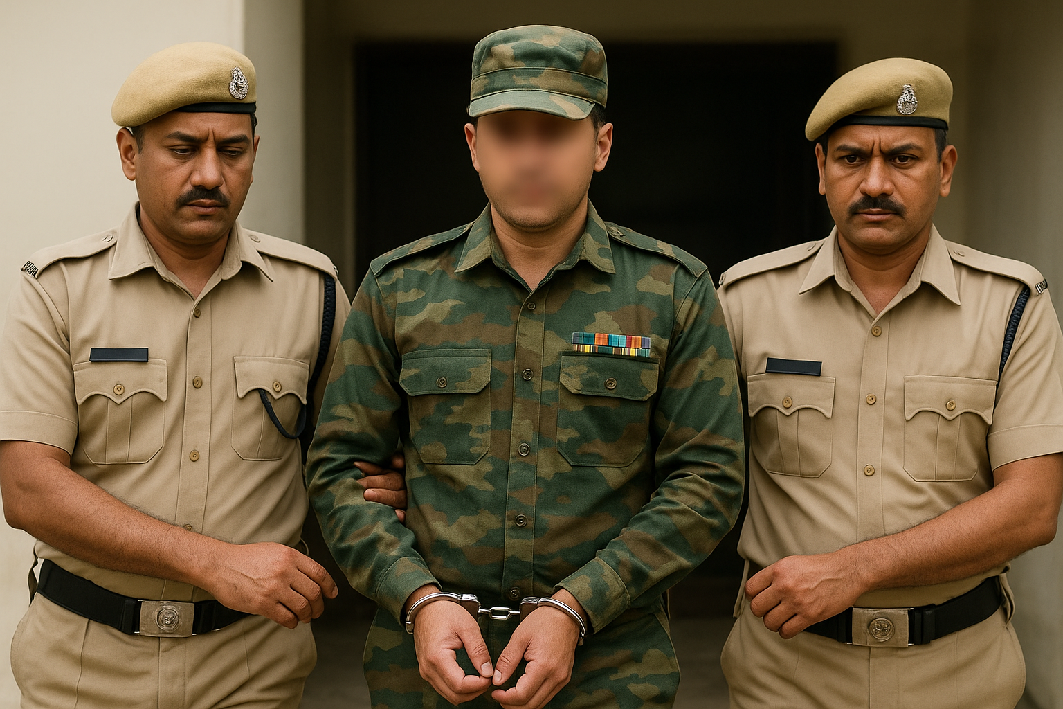 Chandigarh Conman Posing as Army Major Arrested After Years of Deception AI Image