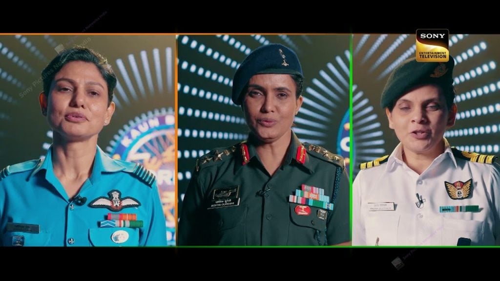 Col Sofiya Qureshi Wg Cdr Vyomika Singh and Cdr Prerna Deosthalee