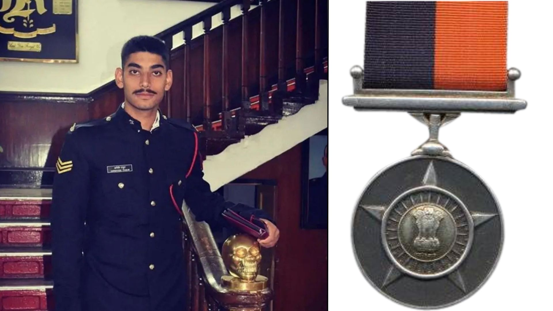 Flight Lt Arshveer Singh Thakur and Vir Chakra