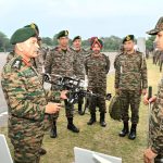 General Upendra Dwivedi Visits Bathinda Military Station
