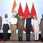 General Upendra Dwivedi and Other Officers Along with Veterans