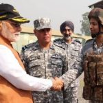 Group Captain Animesh Patni with PM Modi
