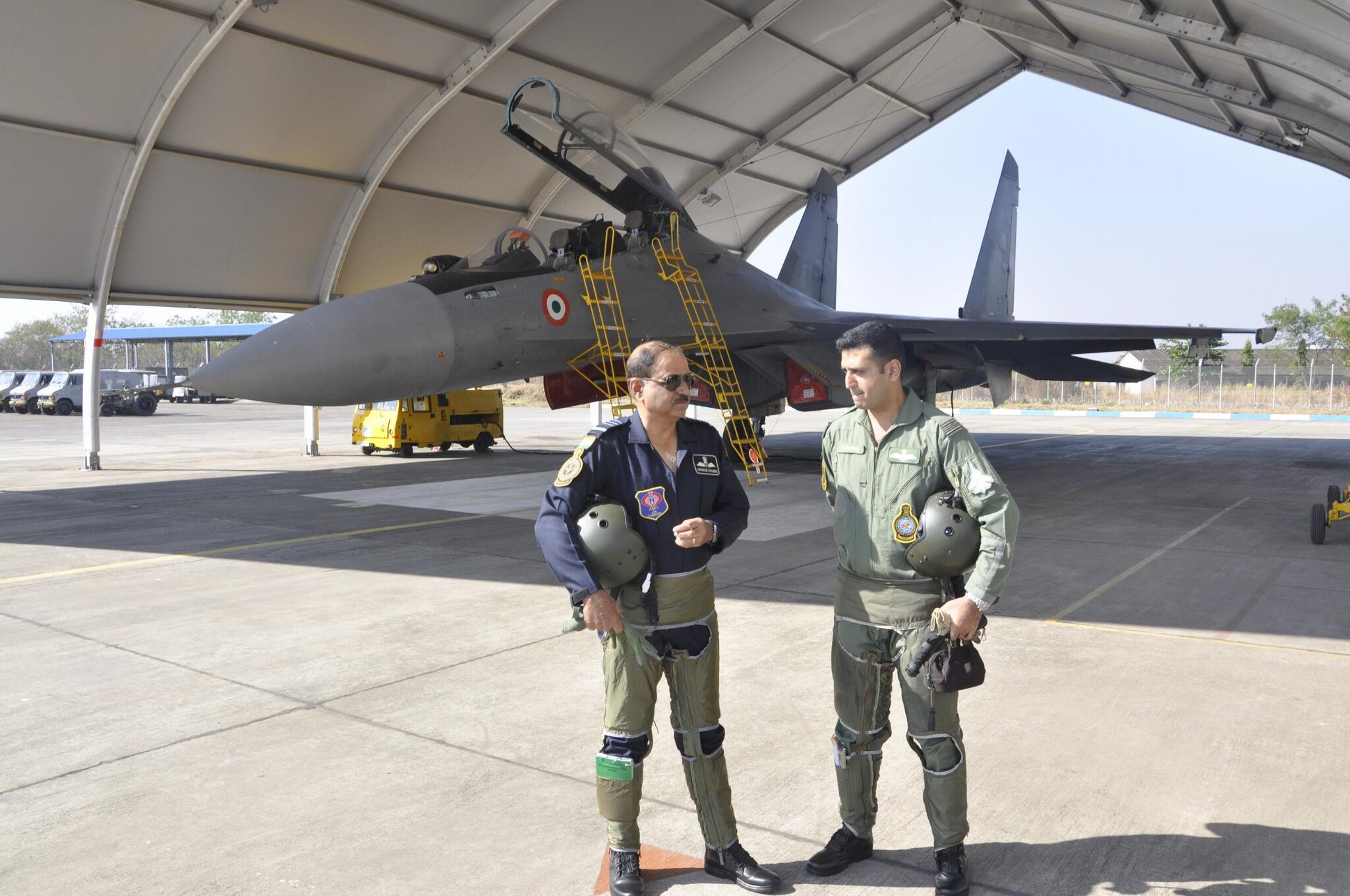 Group Captain Omar Browne and Air Chief Marshal NAK Browne Retd