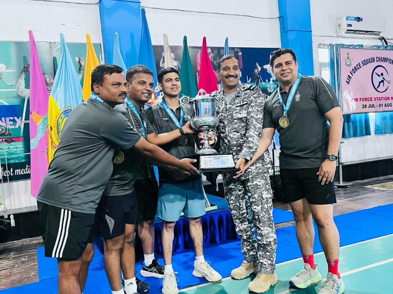 Indian Air Force Squash Championship Winners