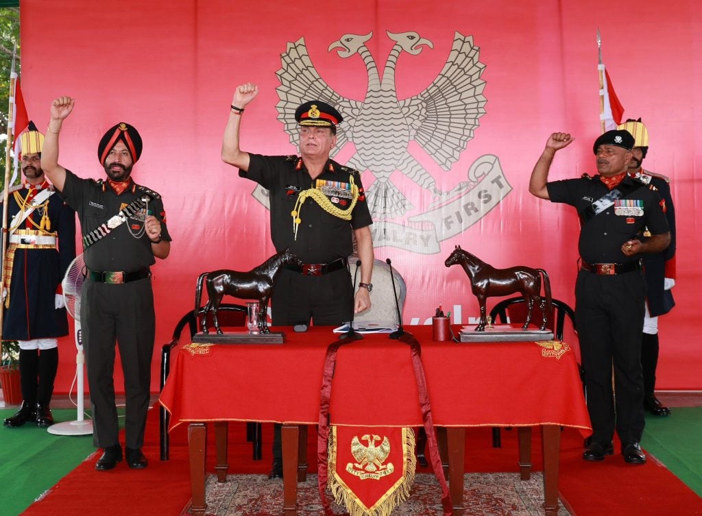 Lt Gen Dhiraj Seth Assumes Role as 25th Colonel of 61st Cavalry Regiment
