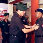 Lt Gen Dhiraj Seth Commending an Officer 1