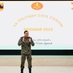 Lt Gen Dhiraj Seth Giving Lecture