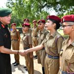 Lt Gen Dhiraj Seth Interacting with Cadets
