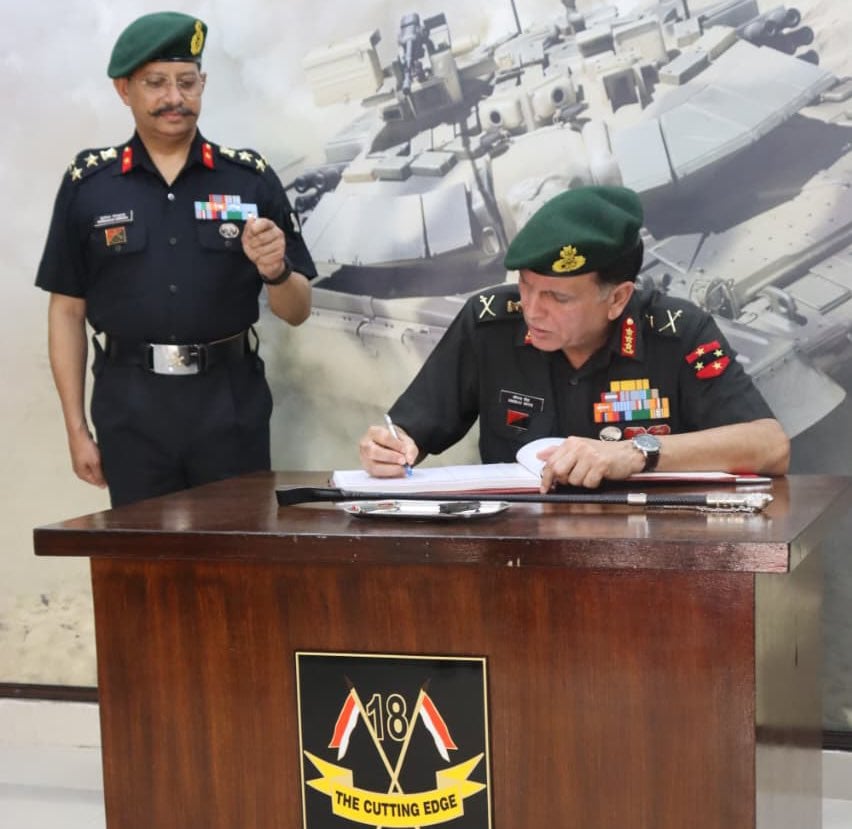 Lt Gen Dhiraj Seth Signing