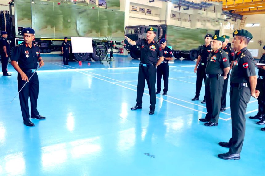 Lt Gen Dhiraj Seth at First to Strike Air Defence Brigade