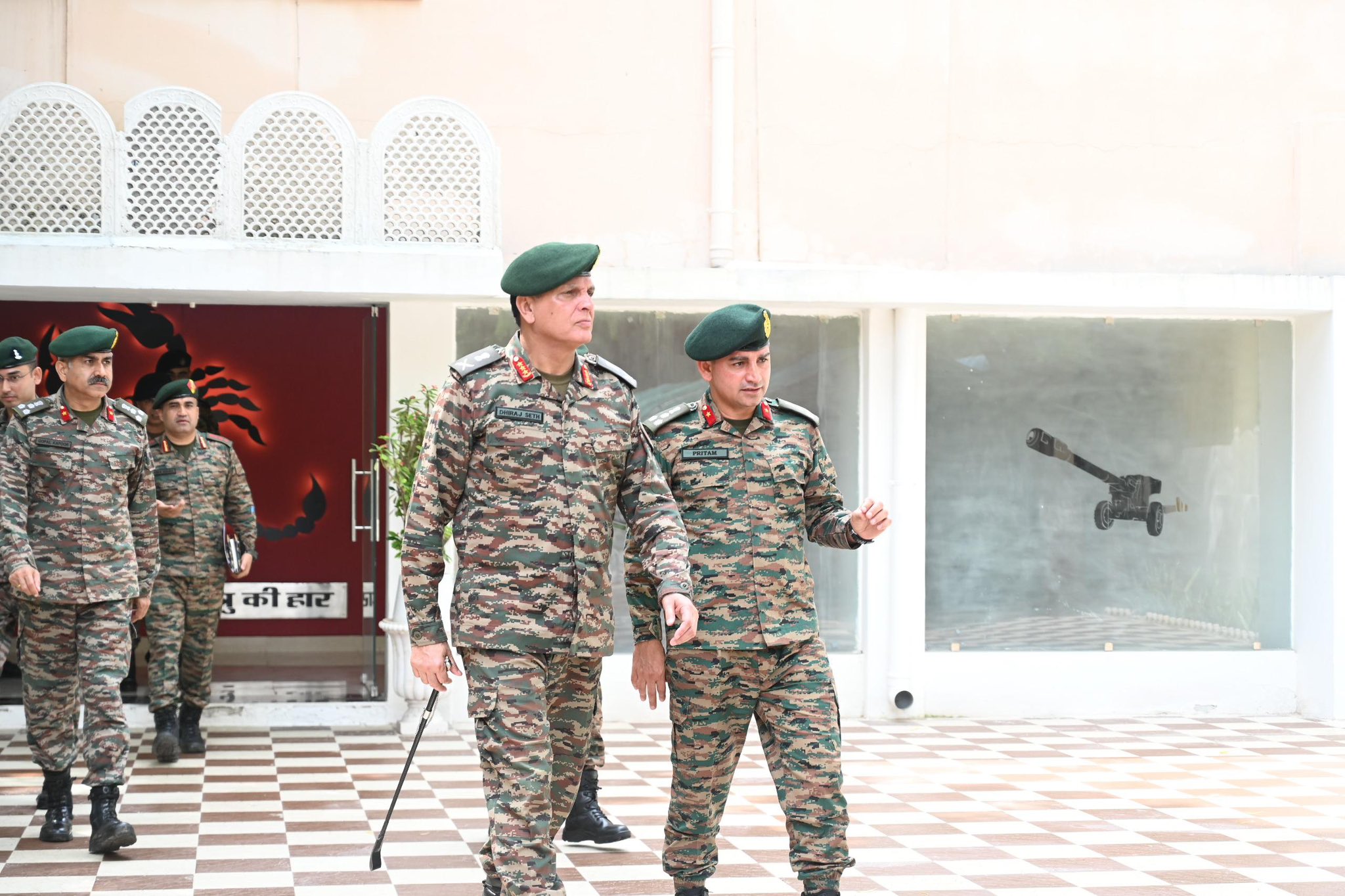 Lt Gen Dhiraj Seth at Jodhpur Military Station