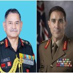 Lt Gen Dwivedi and Lt Gen Stuart