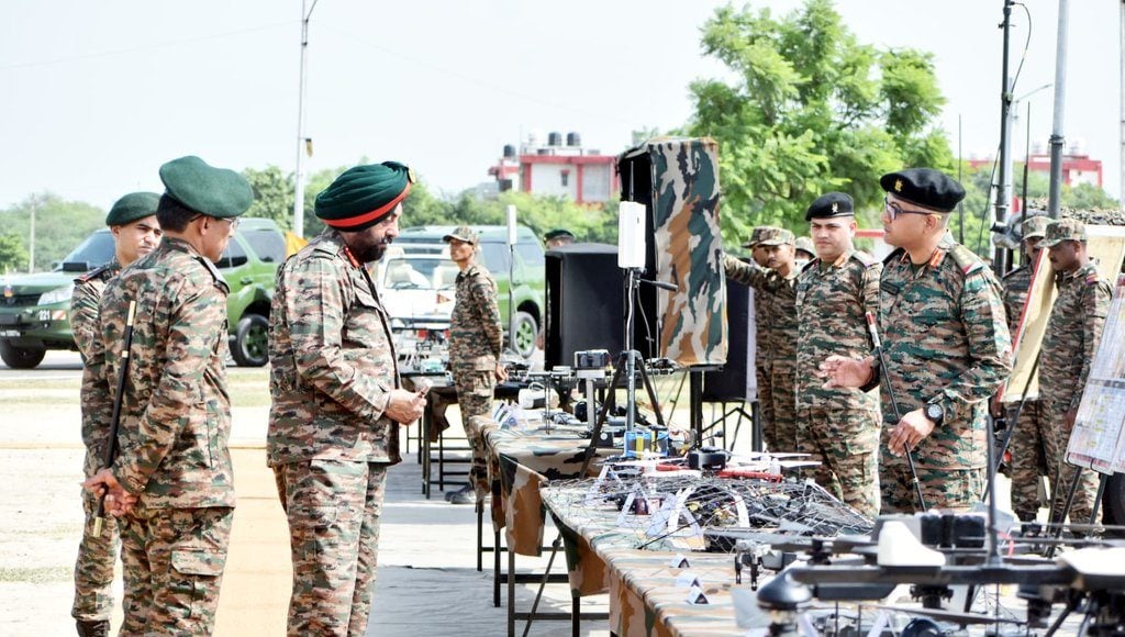Lt Gen Manjinder Singh Visits Black Charger Brigde