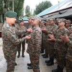 Lt Gen Pratik Sharma Commending Officer