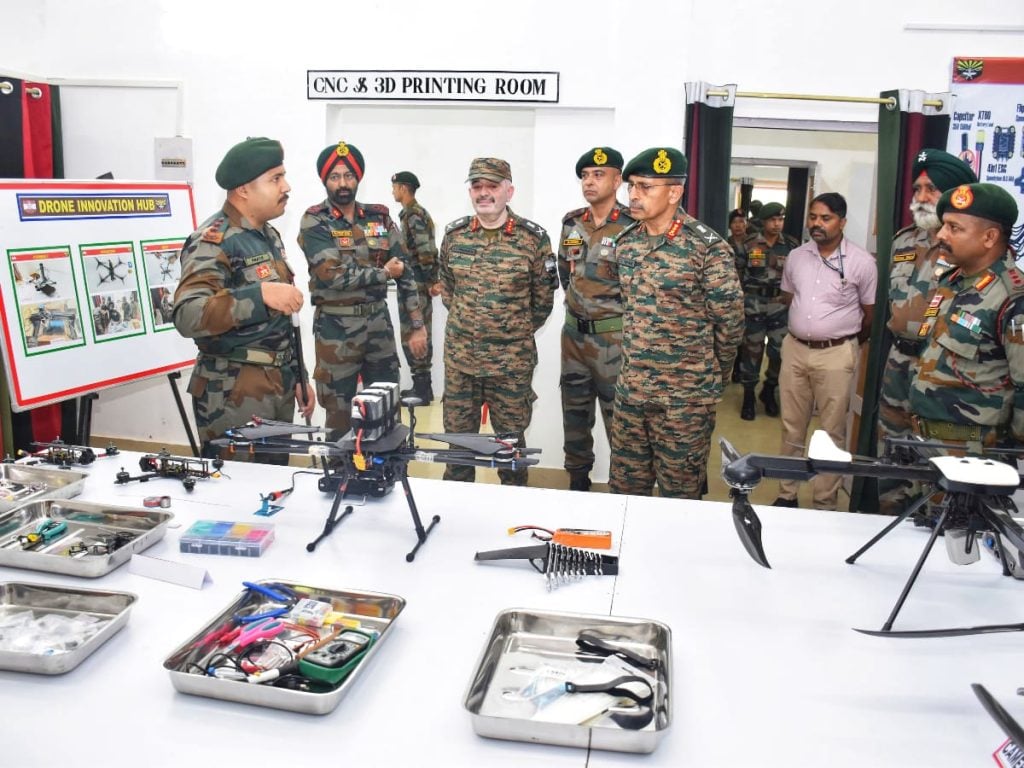 Lt Gen RC Tiwari Reviewing Operational Preparedness in Manipur