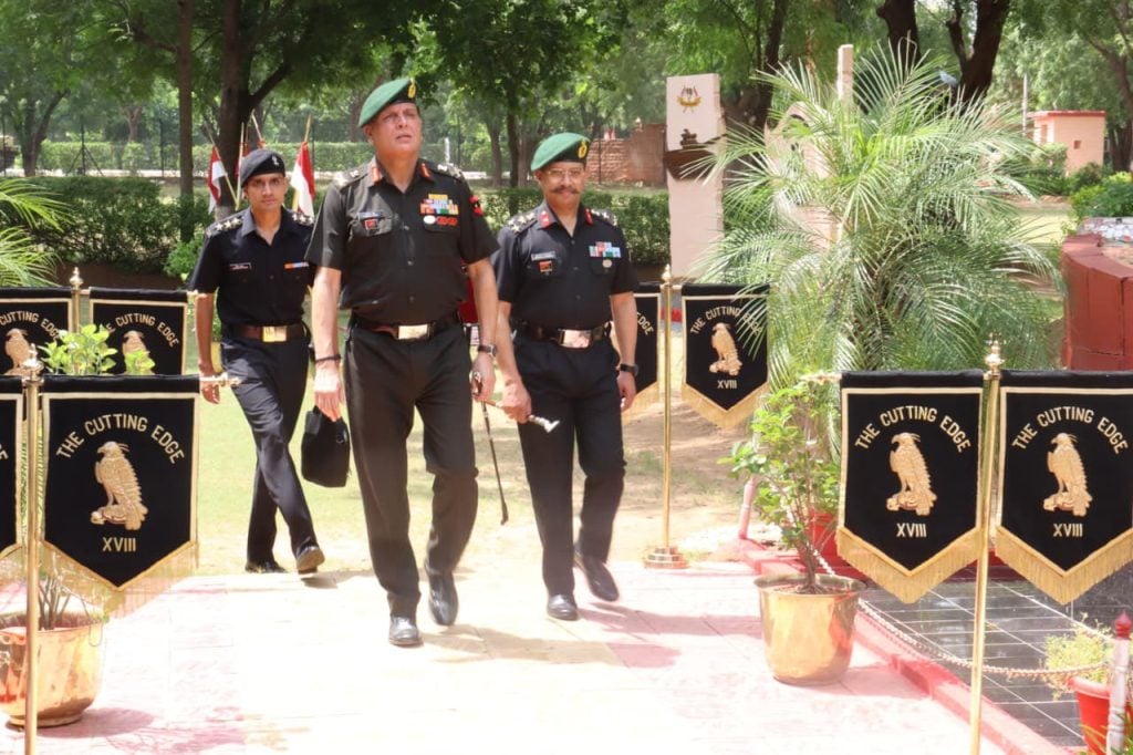 Lt Gen Seth with Fellow Officers