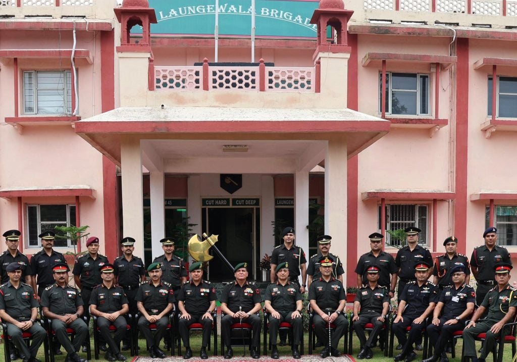 Lt Gen Seth with Other Officers