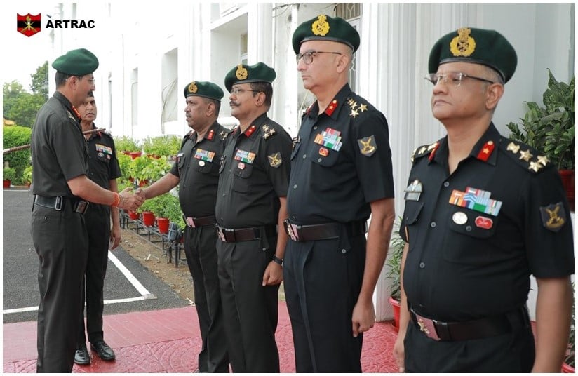 Lt Gen Sharma Meeting Other Officers