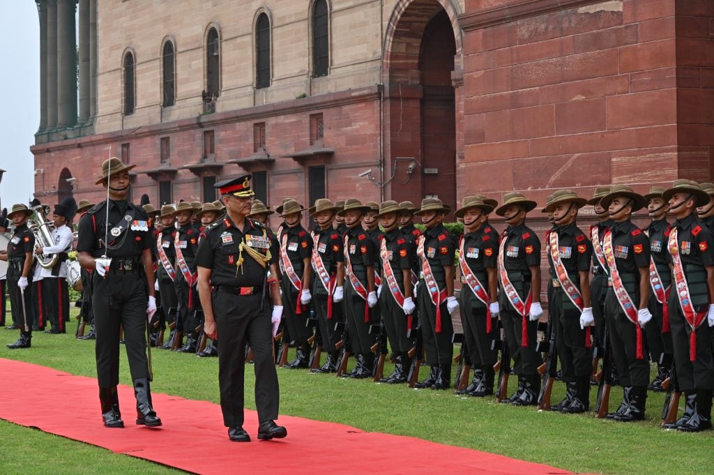 Lt Gen Singh at the Ceremony