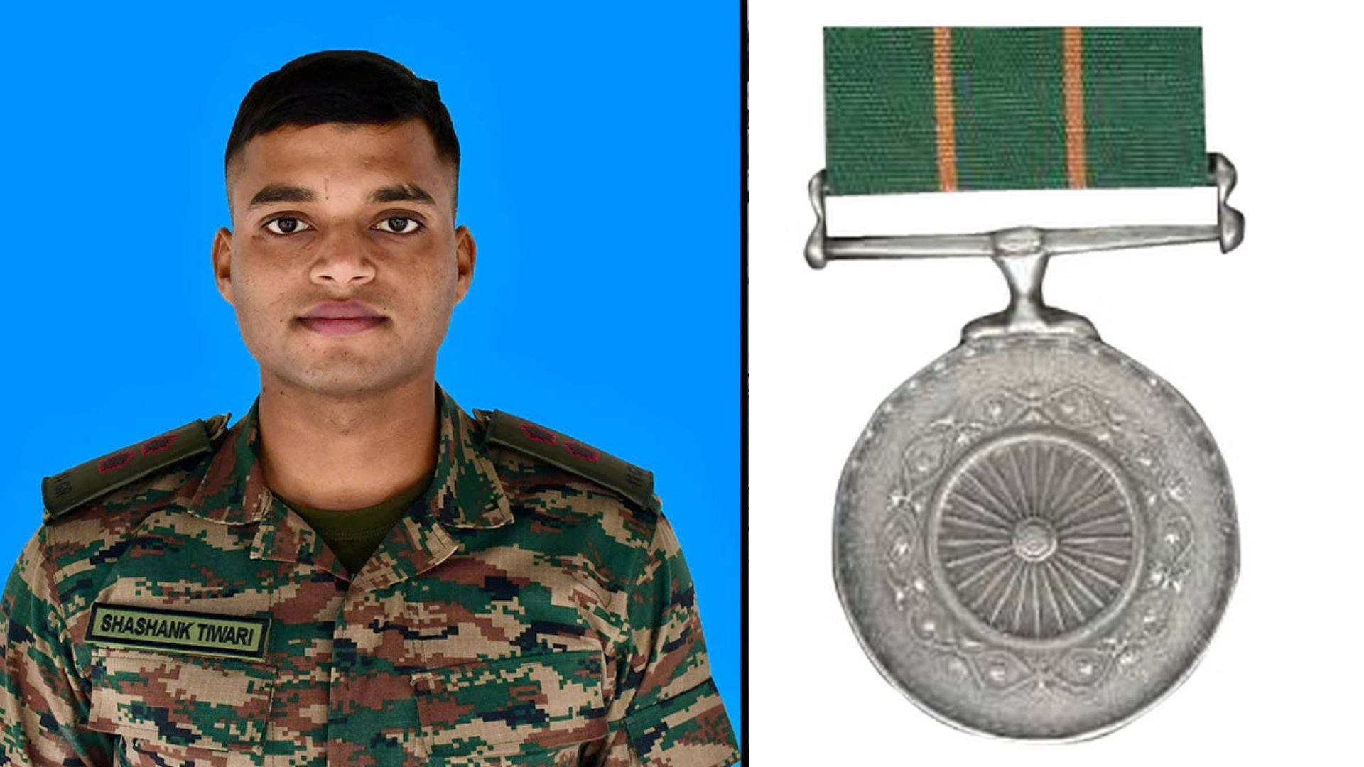 Lt Shashank Tiwari and Kirti Chakra