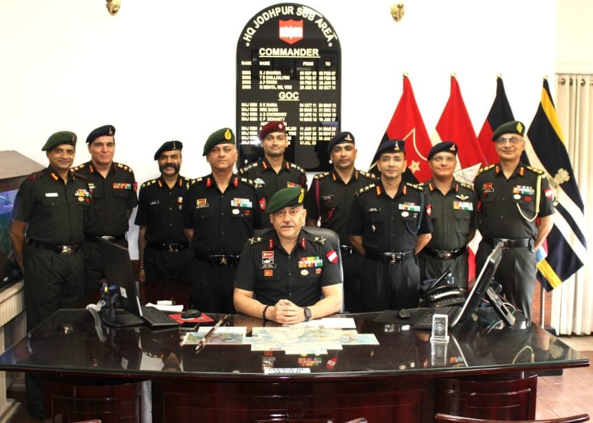 Maj Gen Anuraag Chhibber Takes Over Command of Jodhpur Sub Area 1