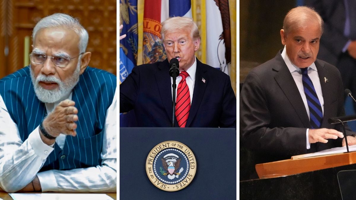 Modi Trump Sharif