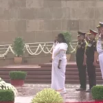 President Murumu at National War Memorial