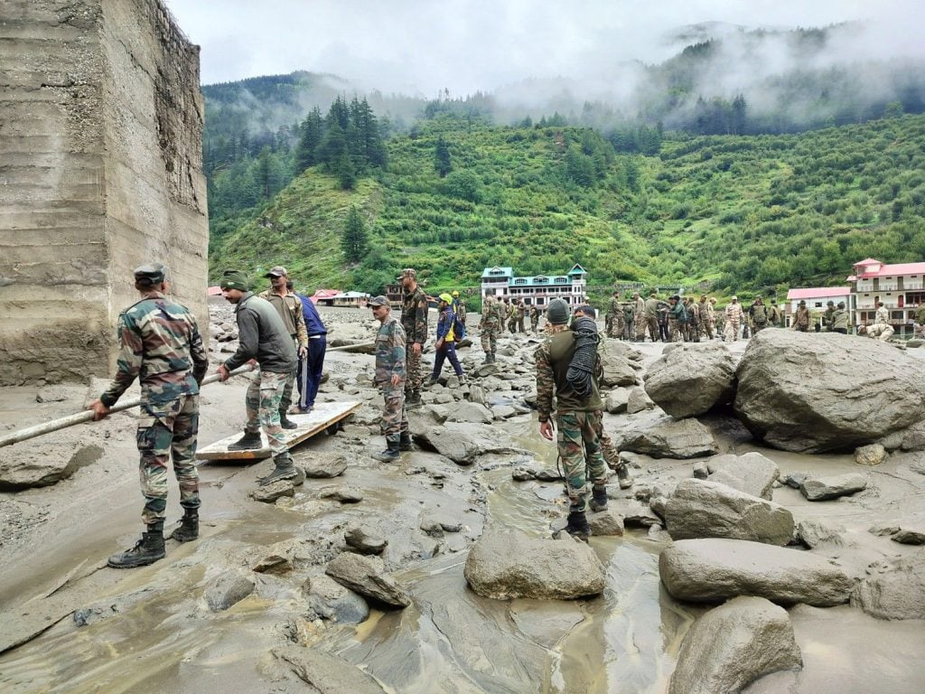 Soldiers Helping People
