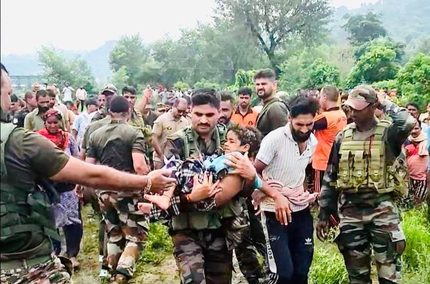 Soldiers Protecting Locals