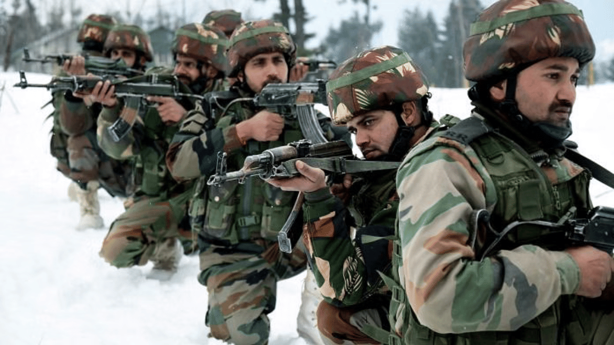 Soldiers in Snow