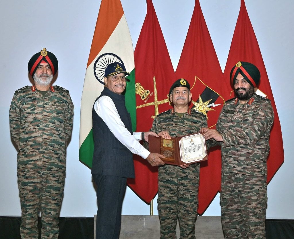 Veteran Getting Awarde