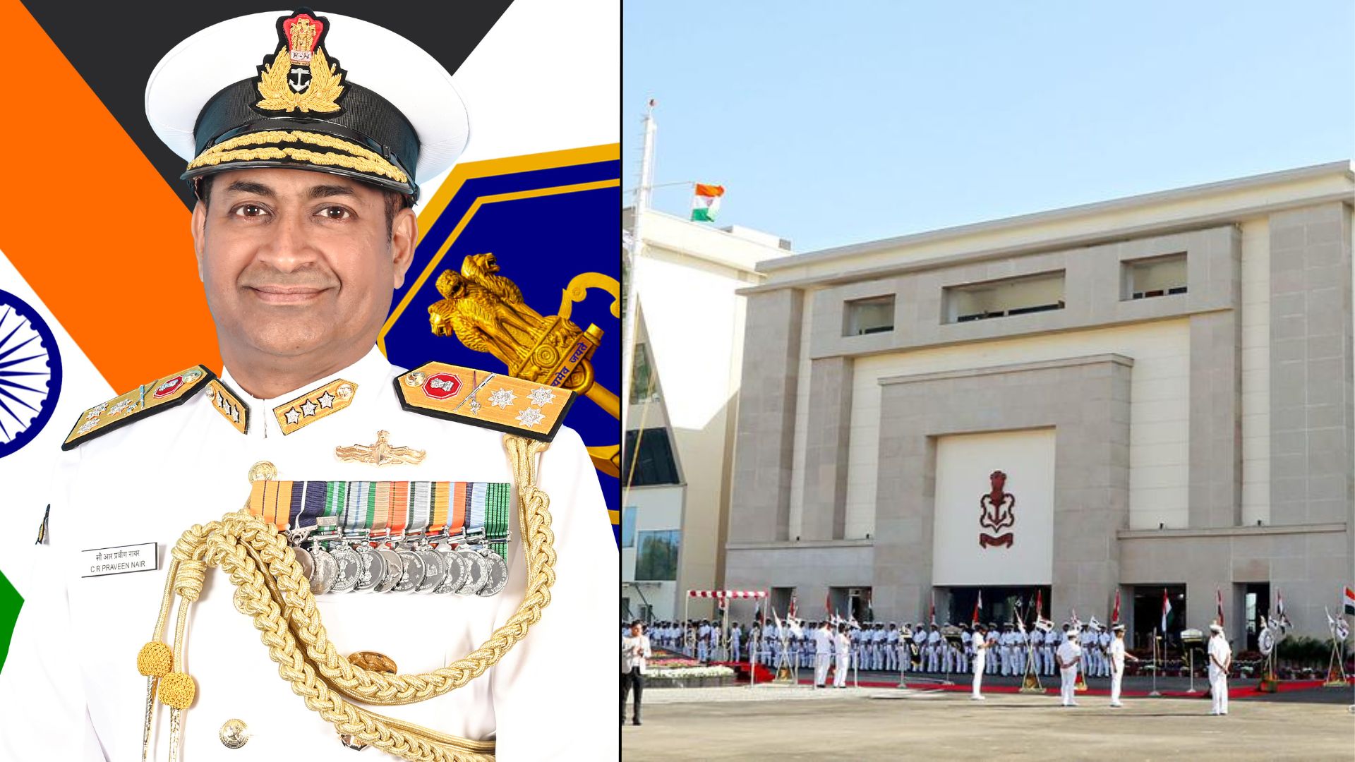Vice Admiral CR Praveen Nair Assumes Charge as Controller Personnel Services