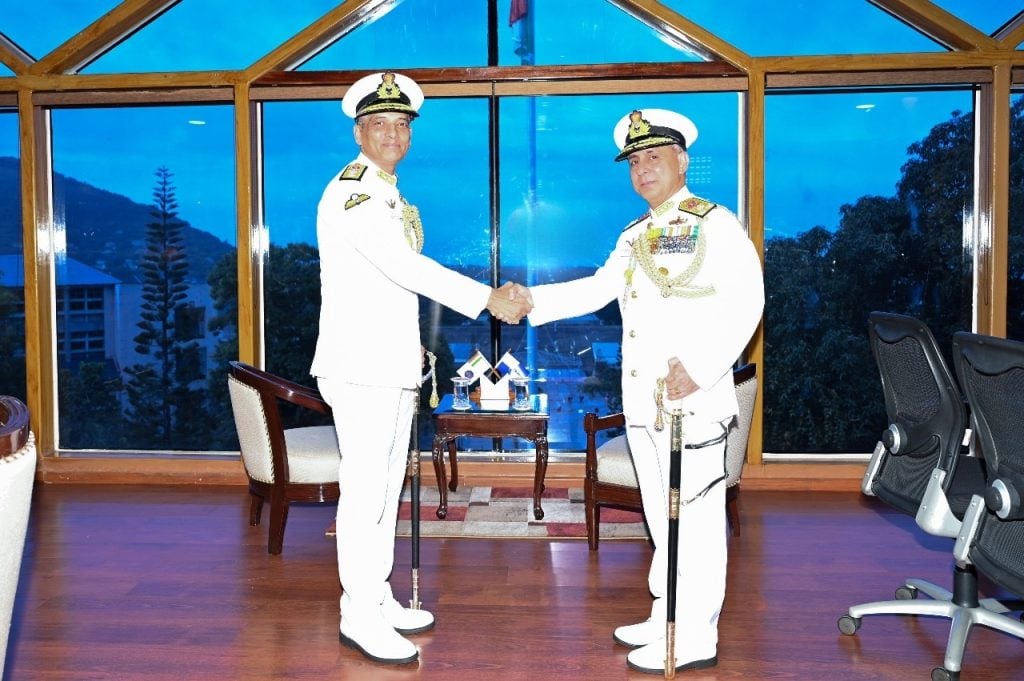 Vice Admiral Chadha Taking Over