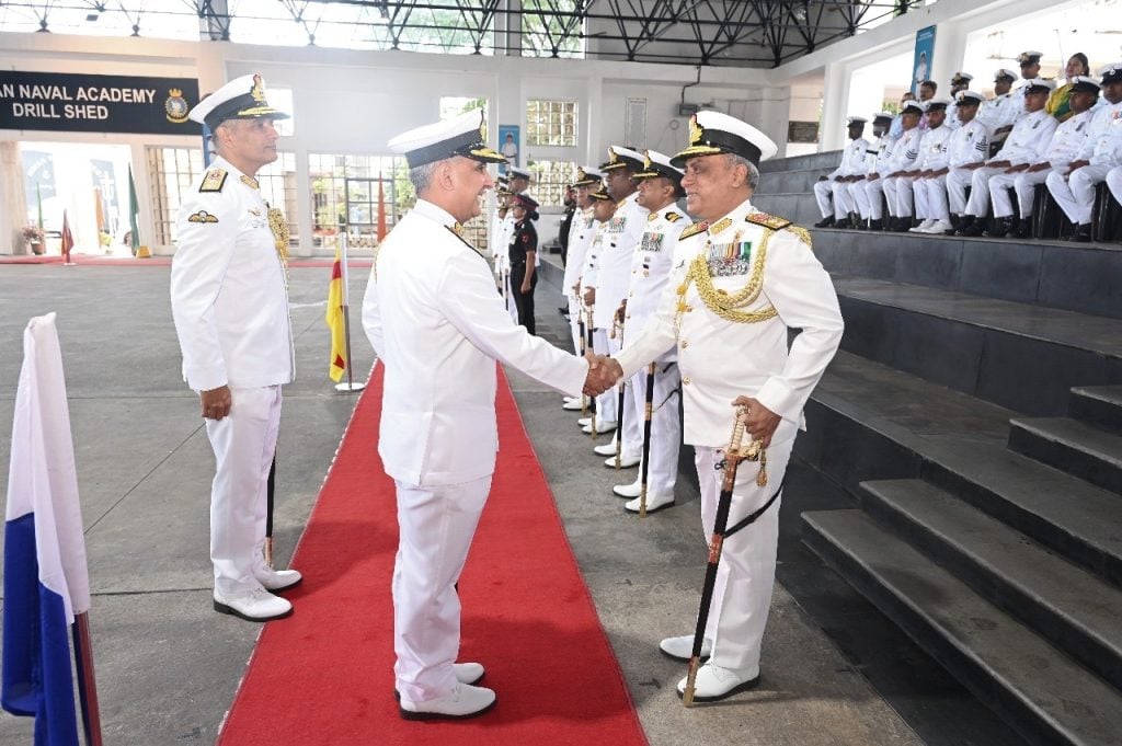 Vice Admiral Chadha With Fellow Officer