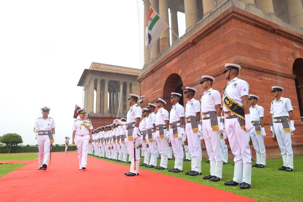 Vice Admiral Sanjay Vatsayan at the Ceremony