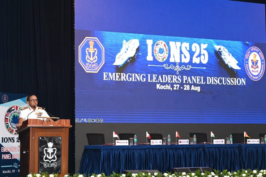 Vice Admiral V Srinivas at IONS