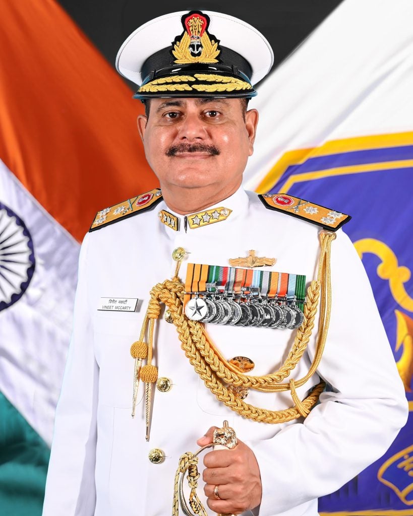 Vice Admiral Vineet McCarty