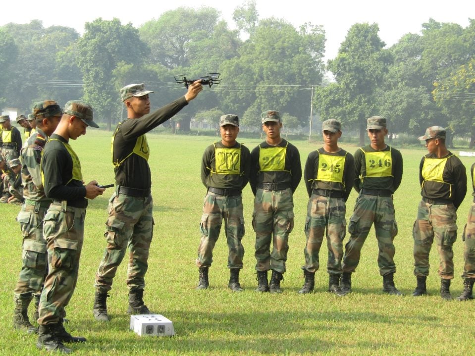 Agniveers Training with Drone