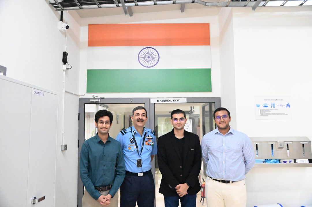 Air Force Officer with Pixxel Members